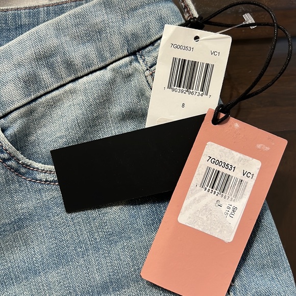 JEN7 by 7 for All Mankind Destruction Detail Roll Up Hem Slim Boyfriend Jeans - Picture 15 of 15